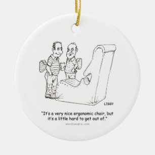 Ergonomic Chair Ornament (round, oval, square)