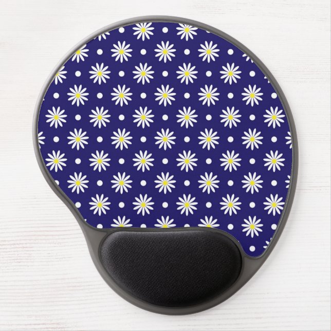 Ergonomic Daisy Gel Mouse Pad– Comfort Meets Charm Pad (Front)