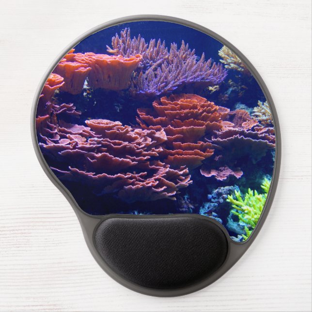Ergonomic gel mouse pad, undersea scene gel mouse pad (Front)