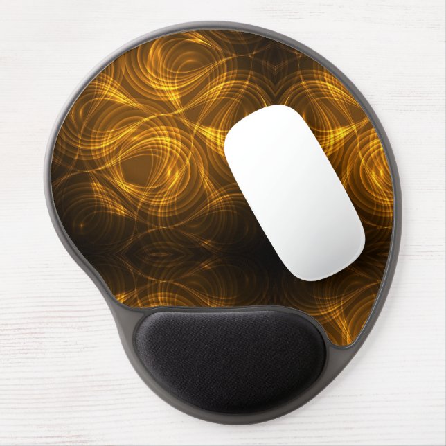 Ergonomic mouse pad with a cushion support (Left Side)
