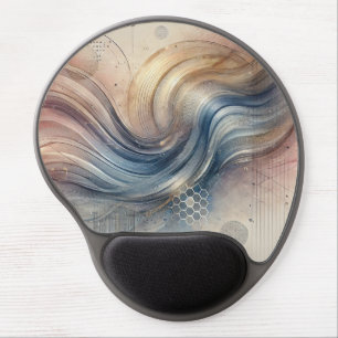 Ergonomic Mouse Pad with Abstract Design - Support