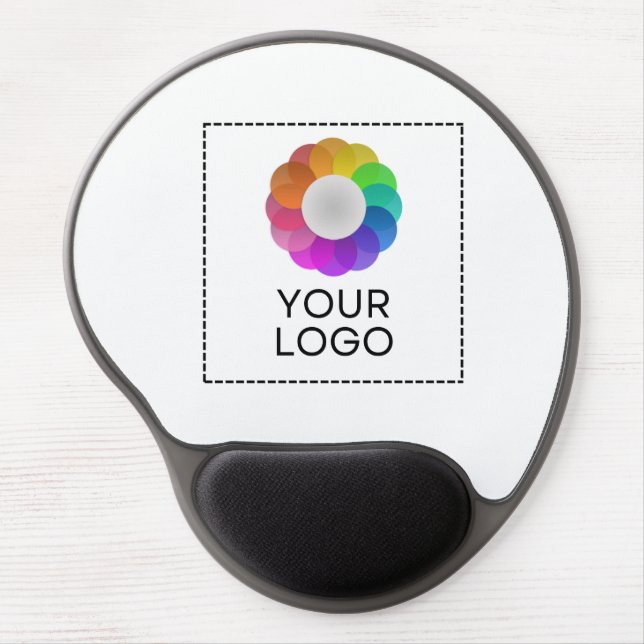 Ergonomic Mouse Pad with Company Logo, No Minimum (Front)