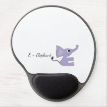 Ergonomic Purple Elephant Mouse Pad - E-Elephant