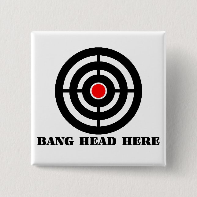 Ergonomic Stress Relief: Bang Head Here Button (Front)