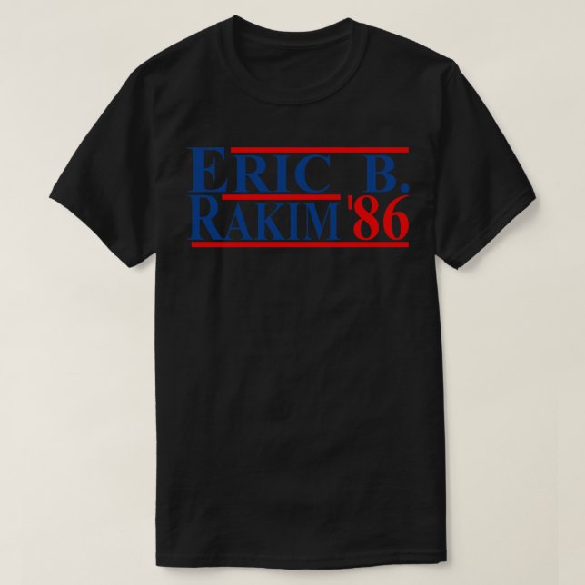 Eric B Rakim For 86 Hat T-Shirt (Design Front)