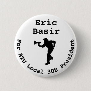 Eric Basir for President Large Button