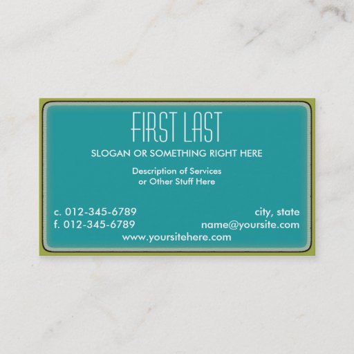 Customizable Eric Business Cards