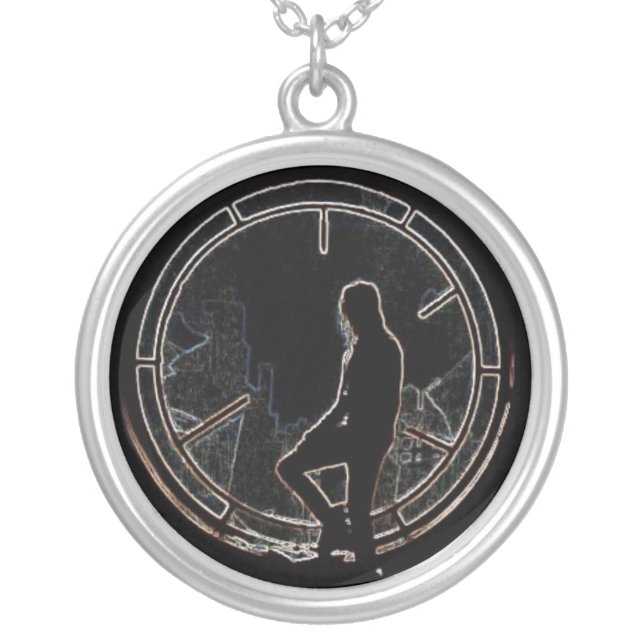 Eric By the Window Silver Plated Necklace (Front)