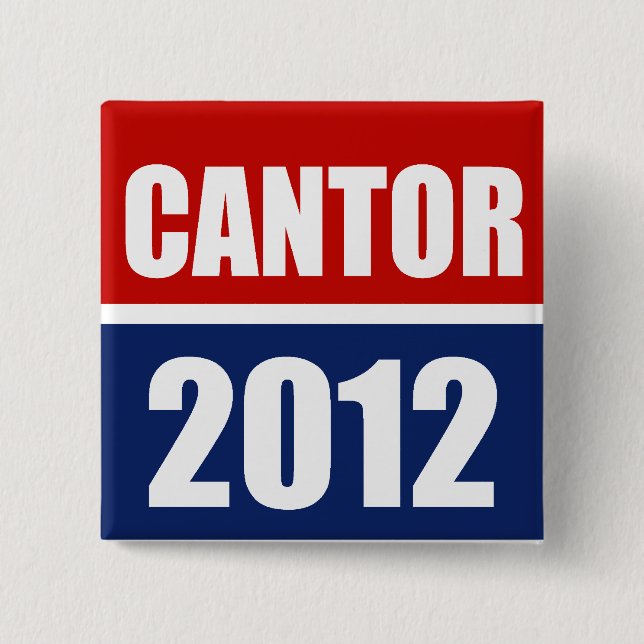 ERIC CANTOR 2012 BUTTON (Front)