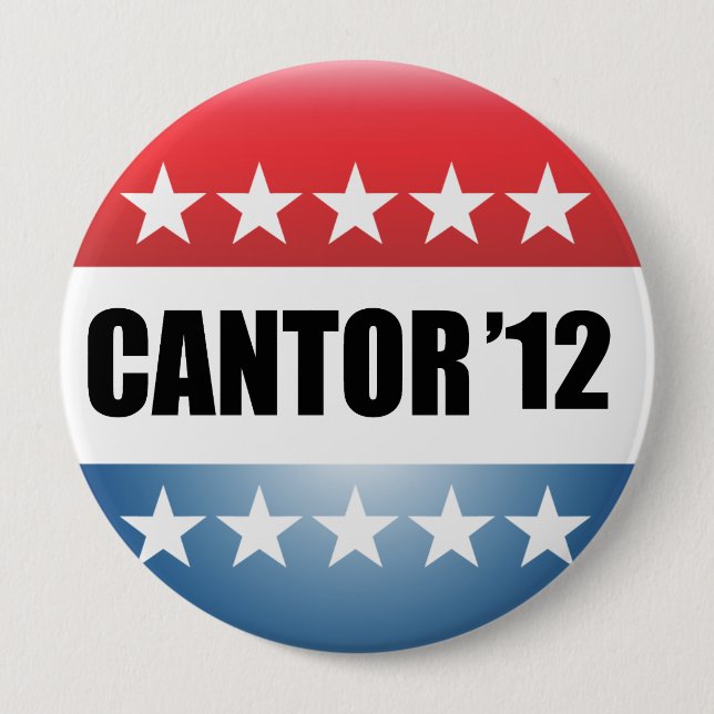 ERIC CANTOR PINBACK BUTTON (Front)