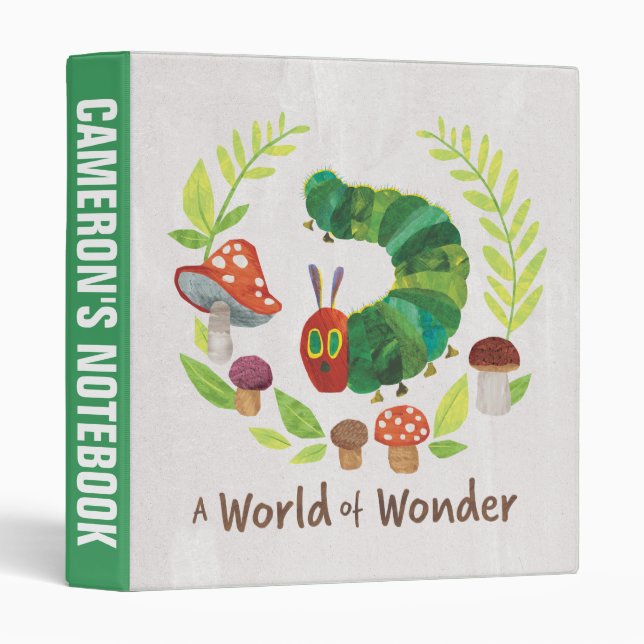 Eric Carle | A World of Wonder 3 Ring Binder (Front/Spine)