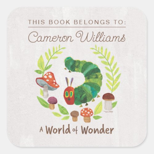 Eric Carle  A World of Wonder  Book Plate