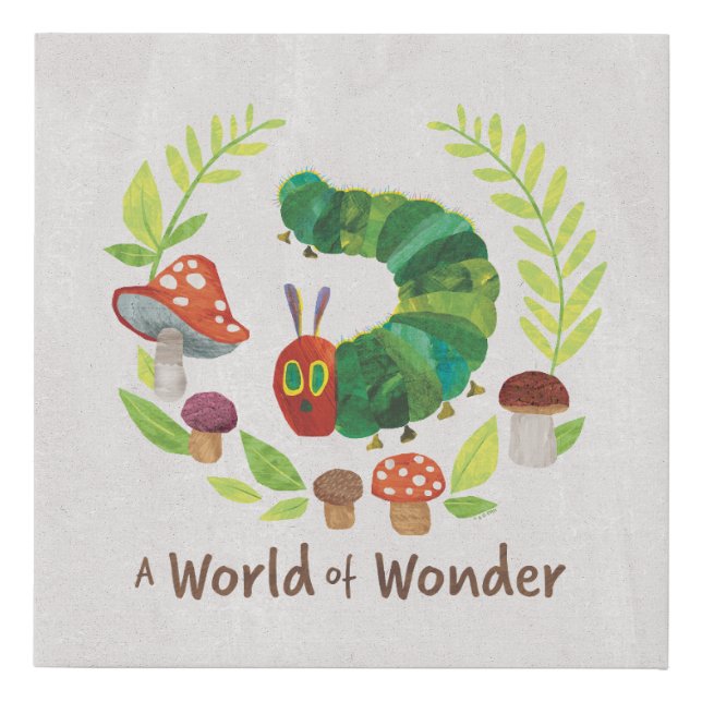 Eric Carle | A World of Wonder Faux Canvas Print (Front)