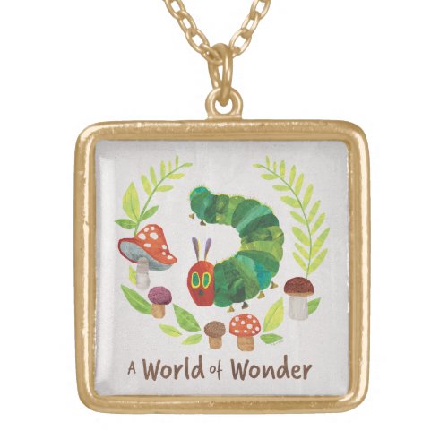 Eric Carle  A World of Wonder Gold Plated Necklace