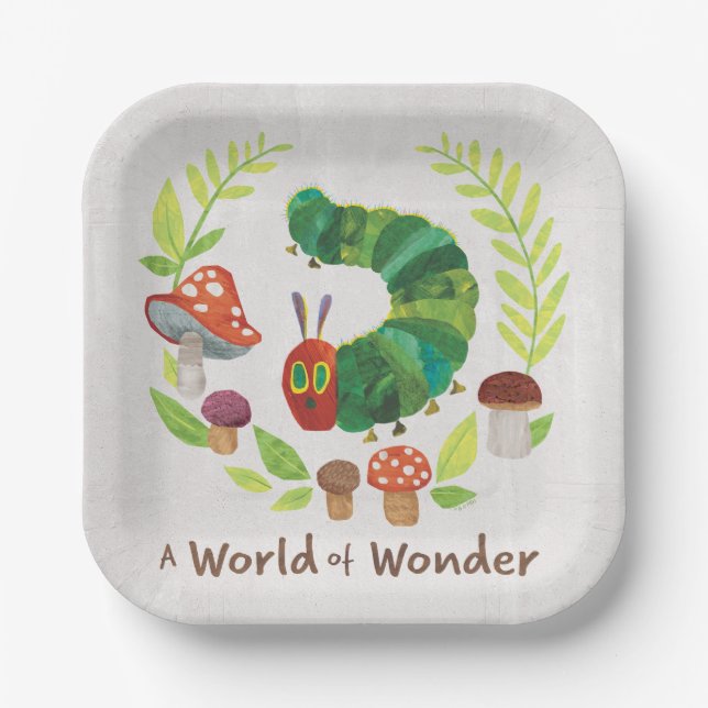 Eric Carle | A World of Wonder Paper Plates (Front)