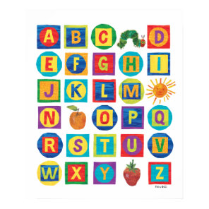 Eric Carle | Alphabet Blocks Pattern Poster