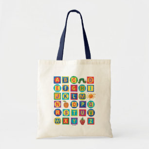 Eric Carle Alphabet Blocks Pattern Tote Bag