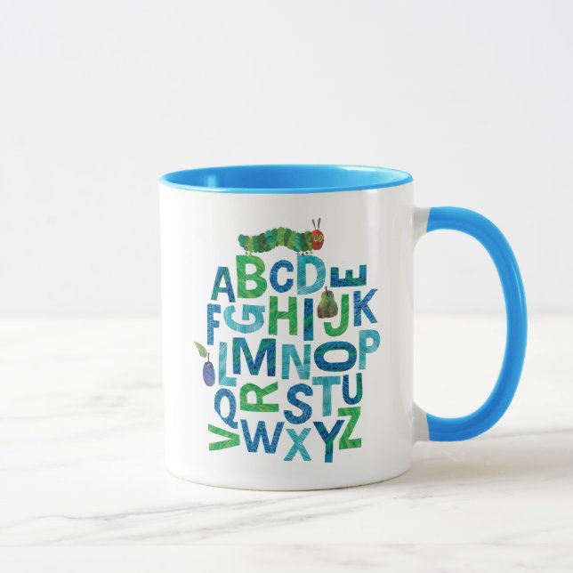 Eric Carle | Alphabet Caterpillar Letters Pattern Mug (Right)