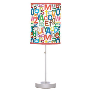 Eric Carle Alphabet Pattern Letters Table Lamp