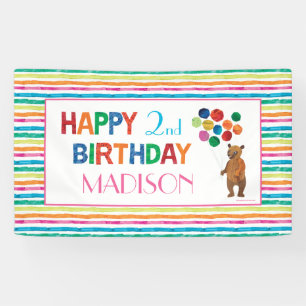 Eric Carle Beary Rainbow Birthday Banner