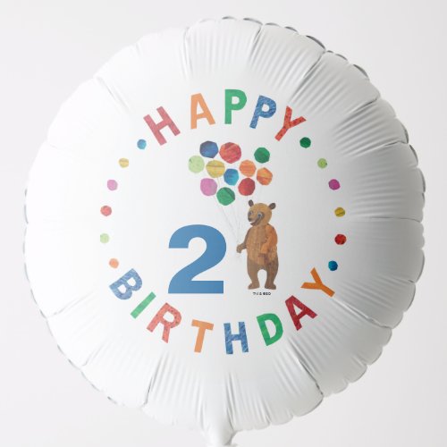 Eric Carle  Brown Bear _ Beary Happy Birthday Balloon