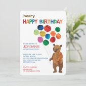 Eric Carle | Brown Bear - Beary Happy Birthday Invitation (Standing Front)