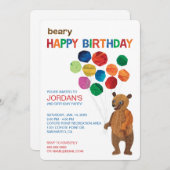 Eric Carle | Brown Bear - Beary Happy Birthday Invitation (Front/Back)