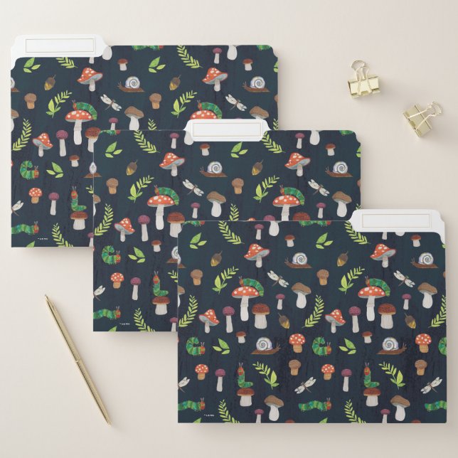 Eric Carle | Bugs and Mushrooms Pattern File Folder (Set)