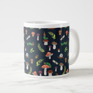 Eric Carle   Bugs and Mushrooms Pattern Giant Coffee Mug