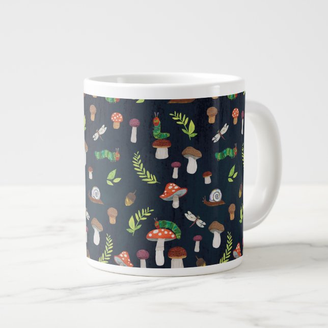Eric Carle | Bugs and Mushrooms Pattern Giant Coffee Mug (Front Right)