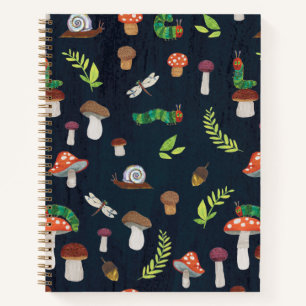 Eric Carle   Bugs and Mushrooms Pattern Notebook