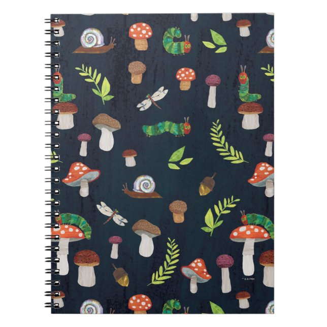 Eric Carle | Bugs and Mushrooms Pattern Notebook (Front)