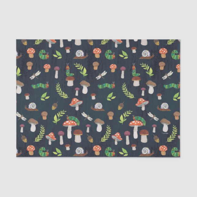 Eric Carle | Bugs and Mushrooms Pattern Tissue Paper (Front)