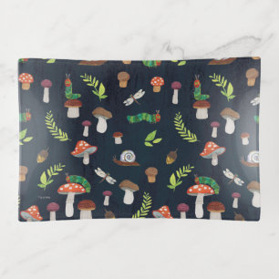 Eric Carle   Bugs and Mushrooms Pattern Trinket Tray