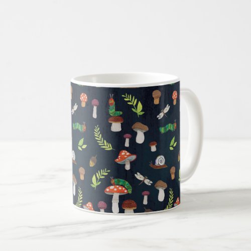 Eric Carle  Bugs  Mushrooms Pattern Coffee Mug