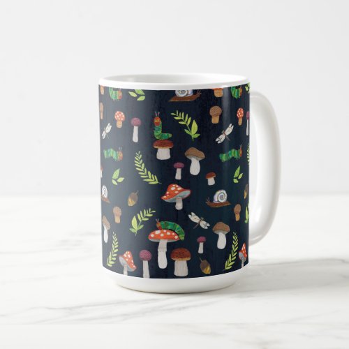 Eric Carle  Bugs  Mushrooms Pattern Coffee Mug