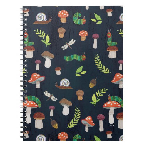 Eric Carle  Bugs  Mushrooms Pattern Notebook