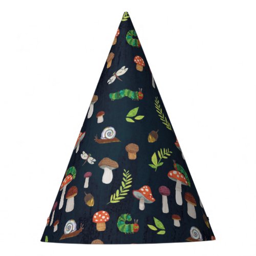 Eric Carle  Bugs  Mushrooms Pattern Party Hat