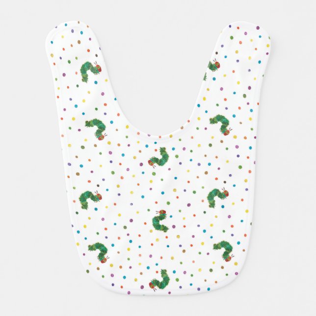 Eric Carle | Caterpillar and Dots Pattern Bib (Front)