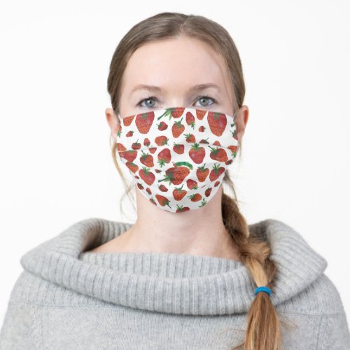 Eric Carle  Caterpillar and Strawberry Pattern Adult Cloth Face Mask