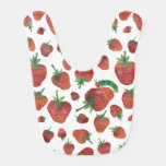 Eric Carle | Caterpillar and Strawberry Pattern Baby Bib