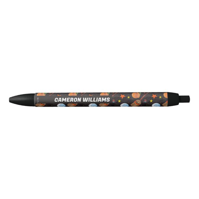 Eric Carle | Caterpillar Black Halloween Pattern Pen (Front)