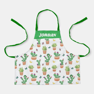 Eric Carle Caterpillar, Cactus, and Butterfly Pa Apron