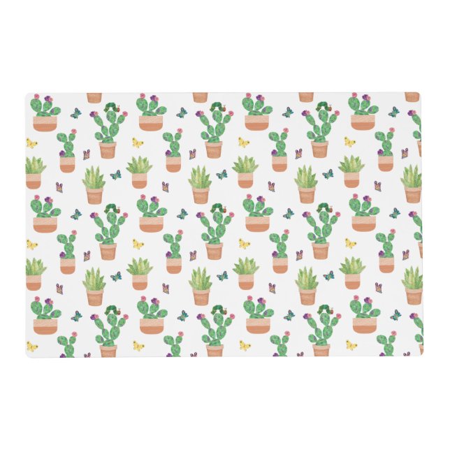 Eric Carle | Caterpillar, Cactus, and Butterfly Pa Placemat (Front)