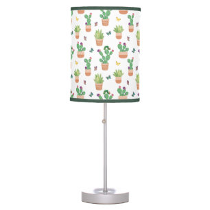 Eric Carle Caterpillar, Cactus, and Butterfly Pa Table Lamp