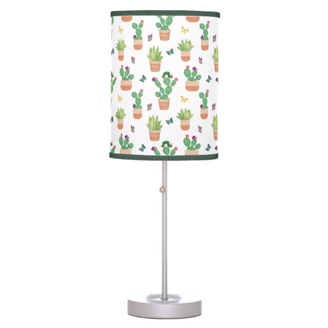 Eric Carle | Caterpillar, Cactus, and Butterfly Pa Table Lamp (Front)