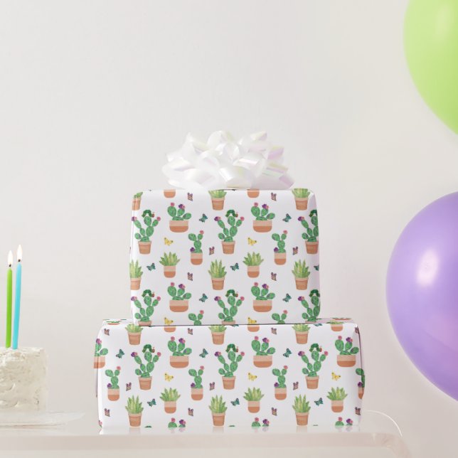 Eric Carle | Caterpillar, Cactus, and Butterfly Pa Wrapping Paper (Party Gifts)