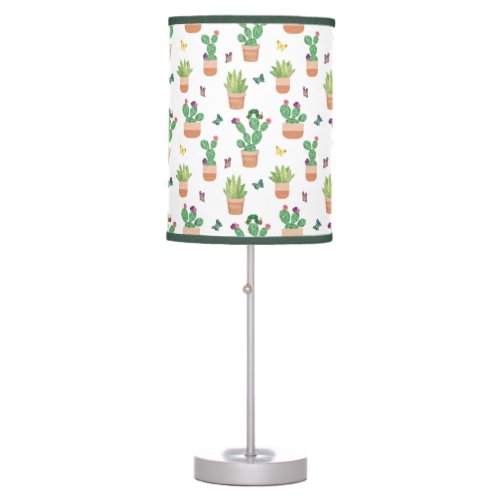 Eric Carle  Caterpillar Cactus Butterfly Pattern Table Lamp
