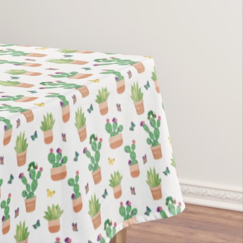 Eric Carle  Caterpillar Cactus Butterfly Pattern Tablecloth