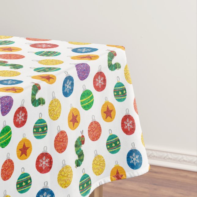 Eric Carle | Caterpillar Christmas Pattern Tablecloth (In Situ)